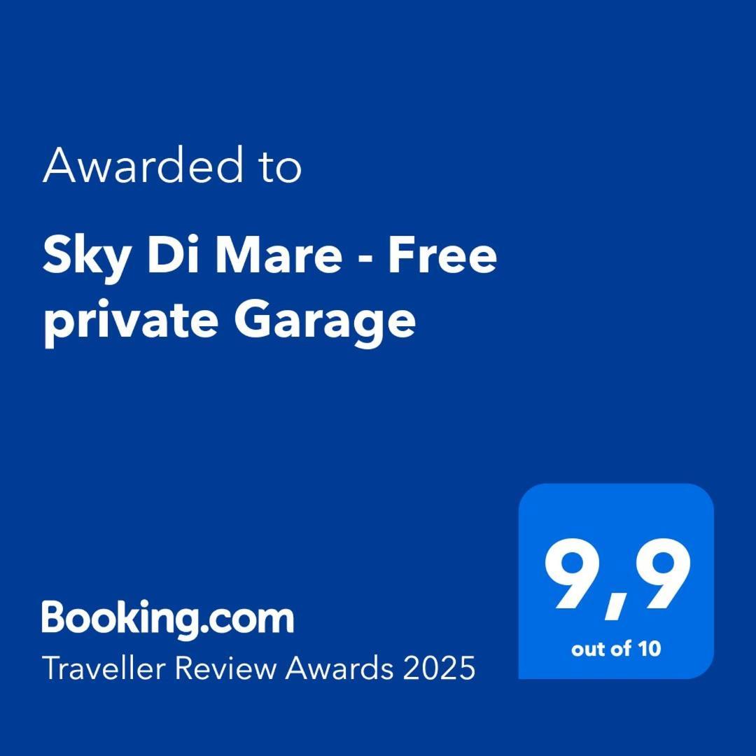 Apartamento Sky Di Mare - Free Private Garage Split Exterior foto